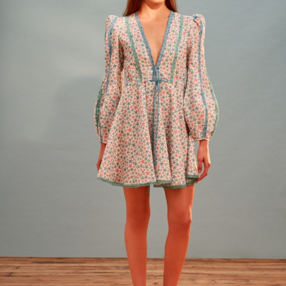 VICTORIA DRESS WITH DEEP V